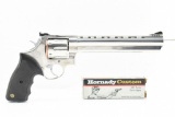 Taurus, Model 44 (Nickel Plated), 44 Rem. Magnum Cal., Revolver (W/ Ammo), SN - QB494383