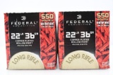 Federal 22 LR Ammunition - Factory New - 1,100 Rounds