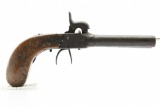 Early Unmarked Black Powder Percussion Pistol
