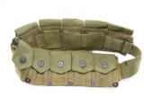 Vintage Military Canvas Ammo Belt