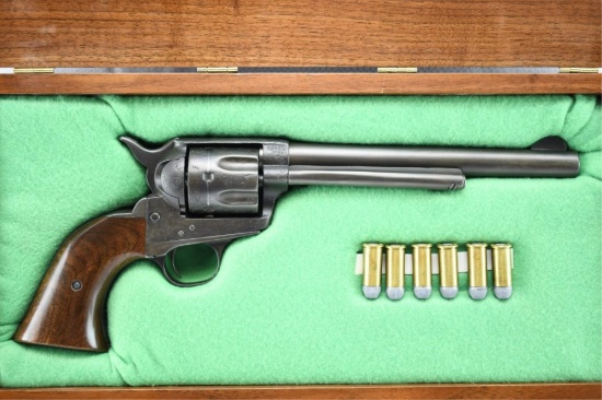 1873 (First Year) Colt, SAA, 44 Colt Cal., Revolver (Rebuilt W/ Case & History), SN - 29