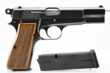 1969 Browning Belgium, Hi-Power, 9mm Luger Cal., Semi-Auto (W/ Leather Case), SN - 69C5578