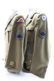 (2) Circa WWII U.S. Army Officers' Jackets