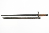 Belgium FN Model 1916/24 Bayonet W/ Scabbard