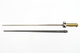 French Model 1896/93/16 Label Bayonet W/ Scabbard