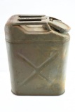 Vintage U.S. Army Steel Jerry Gas/ Water Can