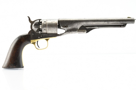 1862 Civil War, Colt Model 1860 Army, Military Issue, 44 Cal., Revolver, SN - 63054