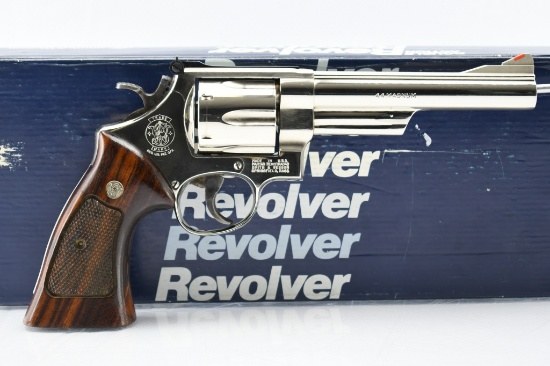 1986 Smith & Wesson, Model 29-3 Nickel, 44 Rem. Mag. Cal., Revolver (Non-Original Box), SN - AJL6472