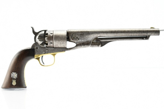 1862 Civil War, Colt 1860 Army, 5th Corps. 1st Div. Army of Potomac, 44 Cal., Revolver, SN - 52558