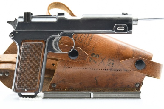 1916 WWI Austrian, Steyr-Hahn M1912, 9mm Steyr Cal., Semi-Auto (W/ Holster), SN - 49050