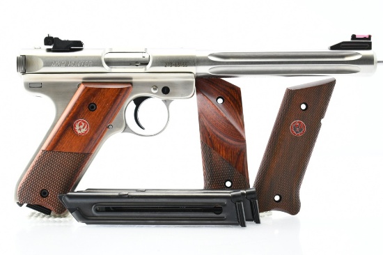 Ruger, MKIII Target Hunter, 22 LR Cal., Semi-Auto (W/ Grips & Magazines), SN - 273-63155