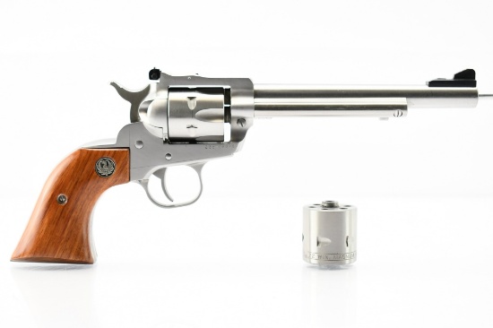 Ruger, New Model Single-Six Stainless, 22LR & 22 Mag. Cal., Revolver, SN - 265-09328