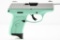 Ruger, EC9s Turquoise/ Stainless, 9mm Luger Cal., Semi-Auto (New-In-Box), SN - 461-42540