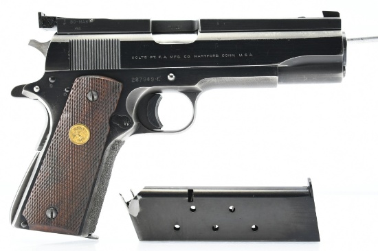 1960 Colt, Govt. 1911 - Custom Bullseye, 45 ACP, Semi-Auto (W/ Extra Magazine), SN - 287949C