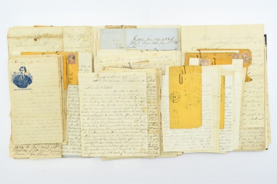U.S. Civil War Soldiers' Letters (Over 100) Dates - 1861 To 1865