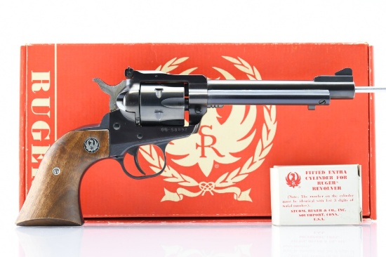 1978 Ruger, New Model Single-Six Convertible, 22 LR/ Mag, Revolver (Box & Paperwork), SN - 66-58892