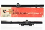 (2) Crosman/ Maverick 4x15 Vintage Rifle Scopes