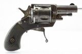 Late 1800's Belgium, Folding Trigger Pocket Pistol, 32 S&W Cal., Revolver
