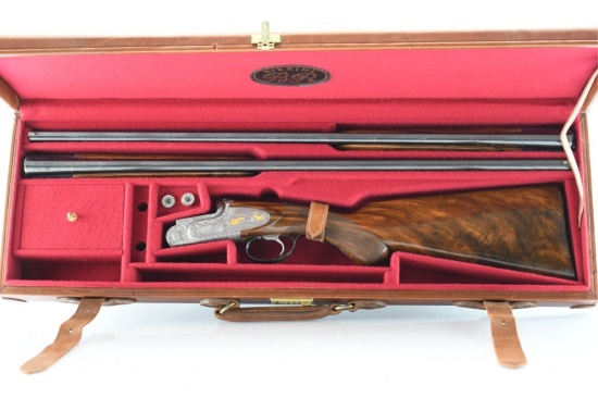 Battista Rizzini, S782 EMUL Deluxe Combo (24K Gold), 20 & 28 Ga., Over/ Under (W/ Case), SN - 19848