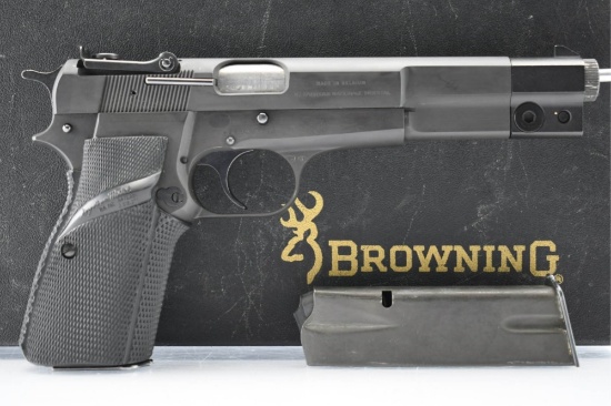 1980 Browning, P35 Hi-Power GP Competition, 9mm Luger, Semi-Auto (W/ Hardcase), SN - 245PM40143