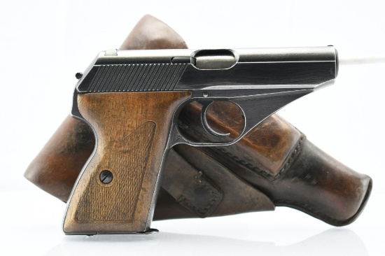 WWII German Mauser, HSc, 7.65mm (32 ACP), Semi-Auto (W/ Holster), SN - 801971