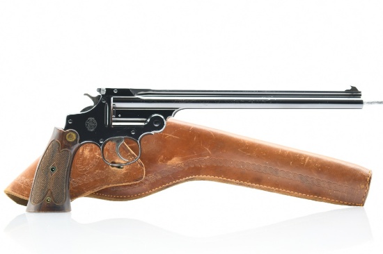 Circa 1915 Smith & Wesson, 3rd Model "Perfected Target", 22 LR, Single-Shot (W/ Holster), SN - 6807