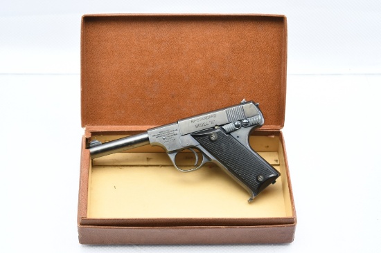 1935 Hi-Standard, Model "B" Sporting Pistol (4.5"), 22 LR, Semi-Auto (W/ Box), SN - 11951