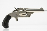 Circa 1880 Smith & Wesson, Model 1 1/2 Second Issue - Nickel, 32 S&W, Revolver, SN - 55085