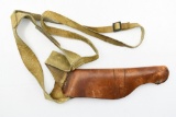 Circa WWI Hermann H. Heiser Leather Shoulder Holster - For S&W Model 3 Revolver