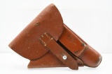 Named WWII Era Leather Breakaway Holster - For Sauer 38H Pistol