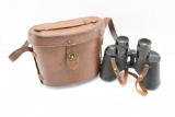 WWII U.S. M3 6x30 Binoculars - By Westinghouse - With Leather Case