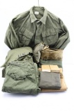 Various U.S. Military Gear - Tents/ Bags/ Trousers/ Coat/ Etc.