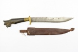1945 WWII U.S. Bring Back Knife & Scabbard - Philippines