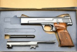 1972 Smith & Wesson, Model 41, 22 LR, Semi-Auto, (W/ Box, Magazines & Sport Barrel), SN - A190860