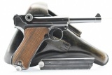 1940 WWII German Mauser, P.08 Luger, 9mm, Semi-Auto (W/ Holster & Magazines), SN - 5411