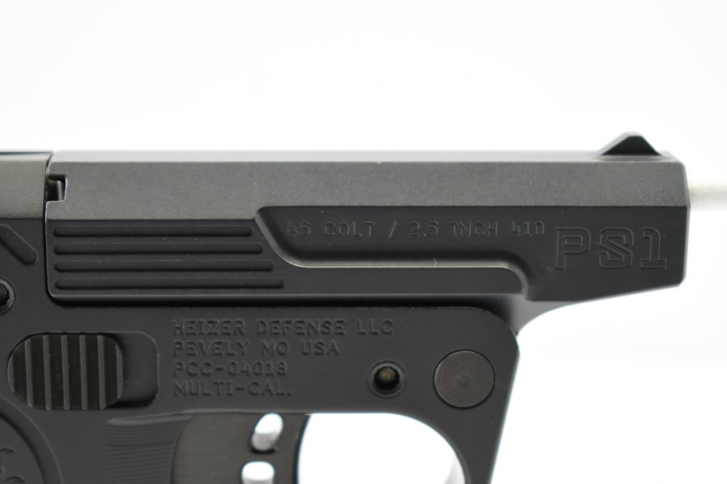 Heizer Defense PS1BLK PS1 Pistol For Sale 45 Long Colt/410 Bore