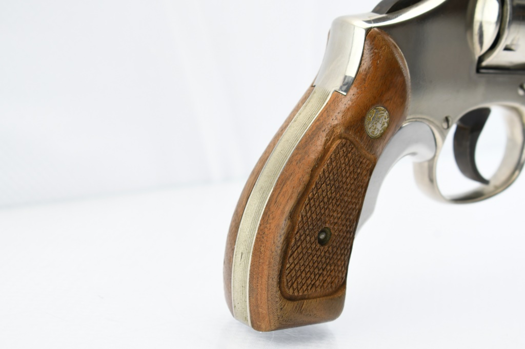 1982 Smith & Wesson, 19-5 Combat Magnum - Nickel | Proxibid