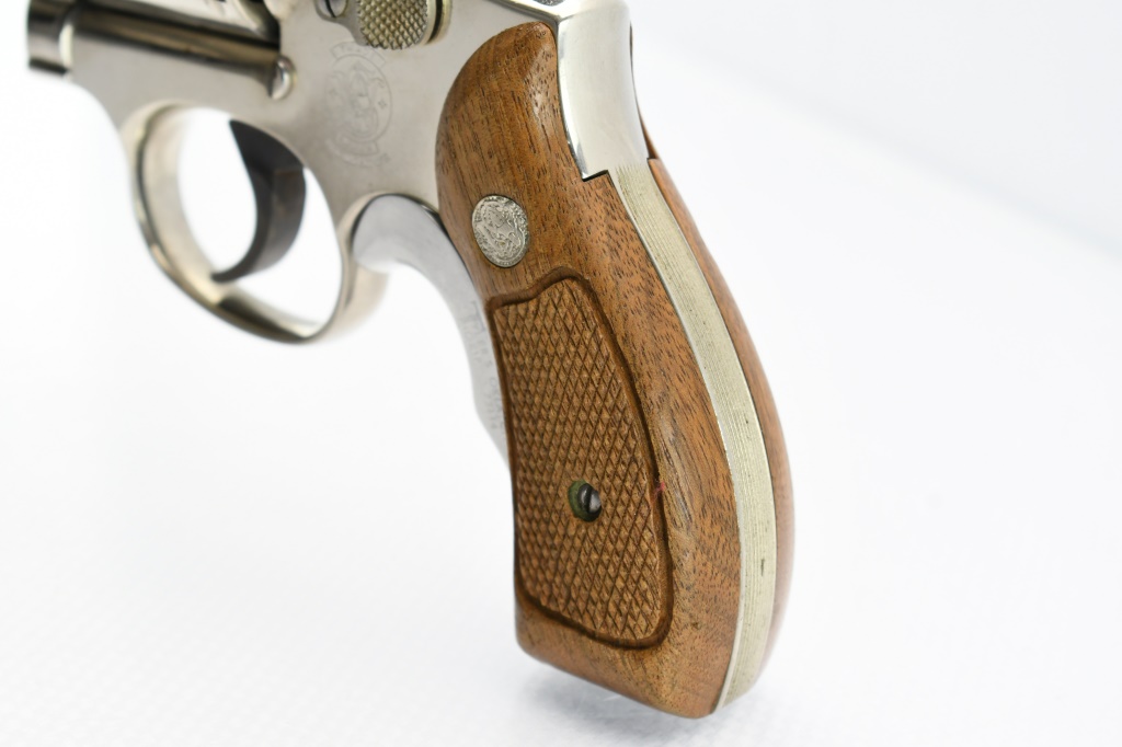 1982 Smith & Wesson, 19-5 Combat Magnum - Nickel | Proxibid