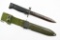 1960s Danish M/62 (M5A1) Bayonet W/ Scabbard - For M1 Garand