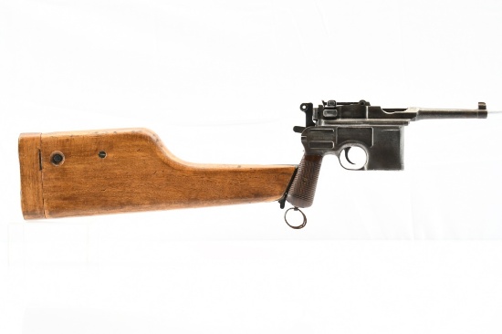 1920's German, Mauser C96 "Bolo" W/ Holster Stock, 7.63×25 (.30 Mauser), Semi-Auto, SN - 561650