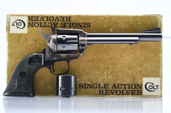 1972 Colt, SAA "New Frontier" - 2nd Gen., 22 Mag. & LR, Revolver (W/ Box), SN - G31926