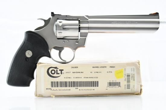 1993 Colt, King Cobra Enhanced (6"), 357 Magnum, Revolver (W/ Box & Case), SN - EC5524