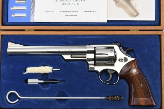 1976 Smith & Wesson, Model 29-2 Nickel (8 3/8"), 44 Magnum, Revolver (W/ Case), SN - N357814