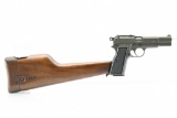 WWII Inglis - FN Browning, High Power (MKI*), Semi-Auto, 9mm Luger, (W/ Stock Holster) SN - 5CH9367