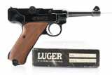 1969 (First Year) Stoeger, STLR-4 Luger, 22 LR, Semi-Auto (W/ Box & Paperwork), SN - 446