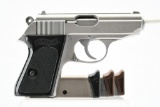 1989 Walther/ Interarms, Model PPK - Stainless, 380 ACP, Semi-Auto (W/ Magazines), SN - A057885