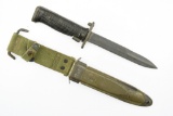 1960s U.S. Columbus Milpar M5A1 Bayonet W/ Scabbard - For M1 Garand