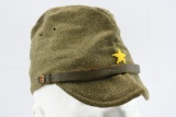 WWII Imperial Japanese Army Wool Field Cap - With Markings