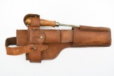 Brown Leather Holster With Tool