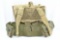 WWII U.S. M1923 Cartridge Belt & WWII USMC M1941 Haversack